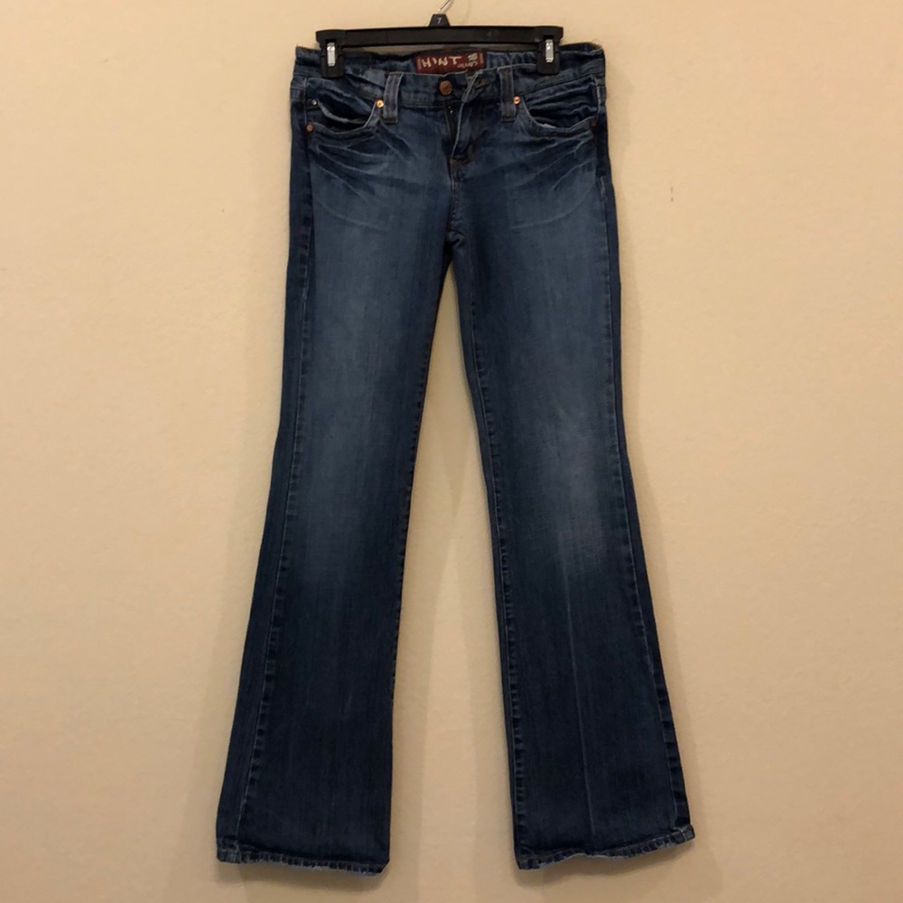 Hint low rise flare jeans